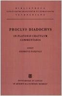 Couverture : Procli Diadochi In Platonis cratylum commentaria