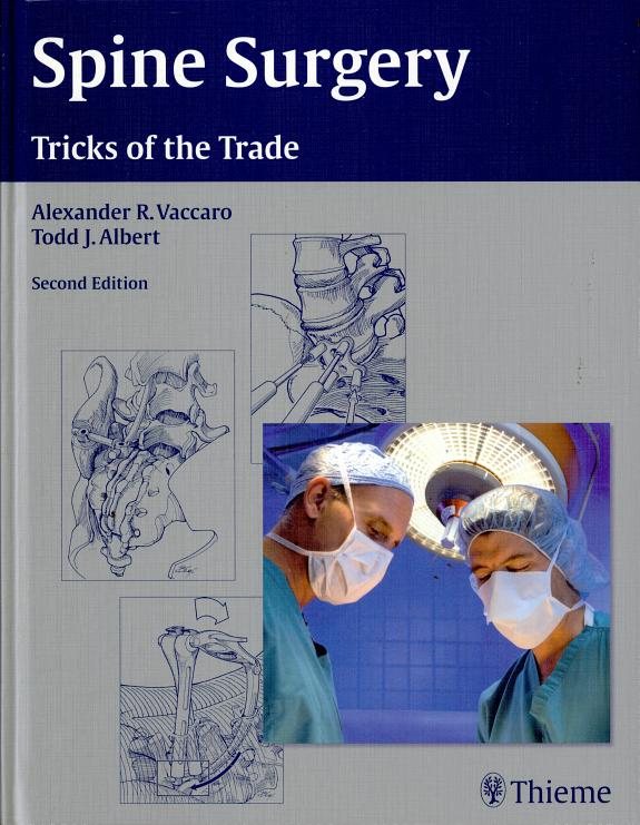 Couverture : Spine surgery
