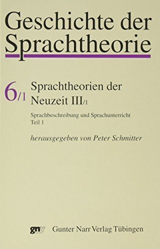 Couverture : Sprachtheorien der Neuzeit III