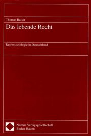 Couverture : Das lebende Recht