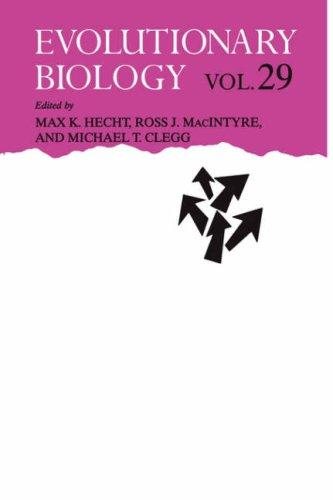 Couverture : Evolutionary Biology - Volume 31 (EVOLUTIONARY BIOLOGY Volume 31)