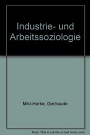 Couverture : Industrie- und Arbeitssoziologie