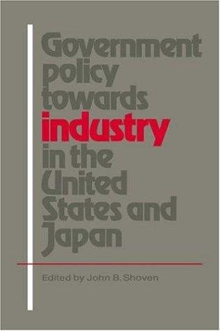 Couverture : Government policy towards industry in the United States and Japan