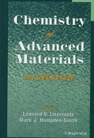 Couverture : Chemistry of advanced materials