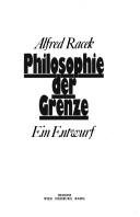 Couverture : Philosophie der Grenze