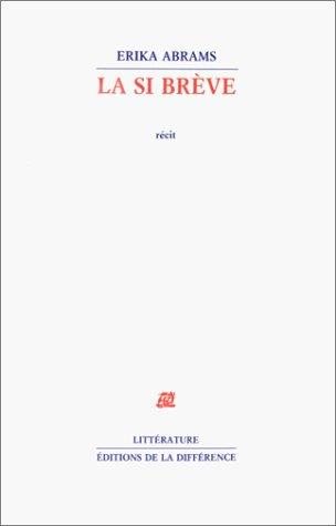 Couverture : La si brève