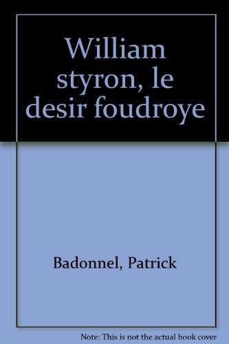 Couverture : William Styron