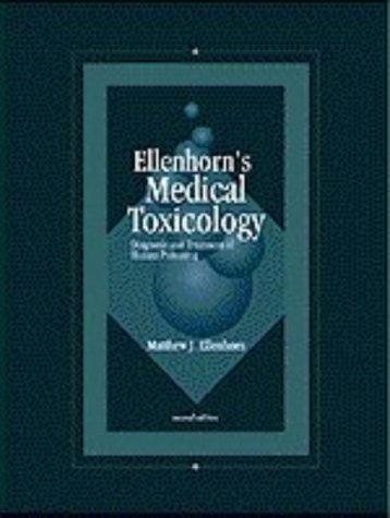 Couverture : Ellenhorn's medical toxicology