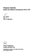 Couverture : Finance centres