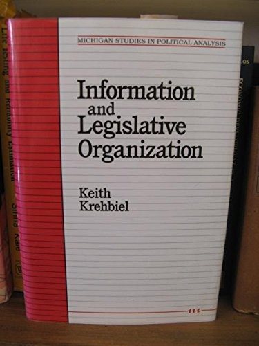 Couverture : Information and legislative organization