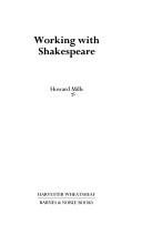 Couverture : Working with Shakespeare