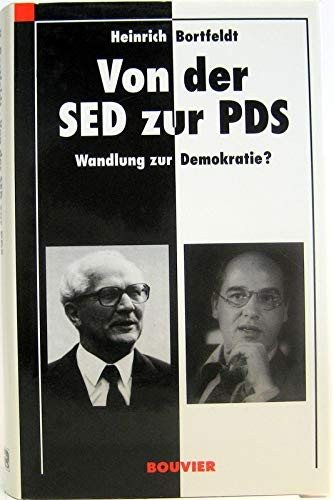 Couverture : Von der SED zur PDS