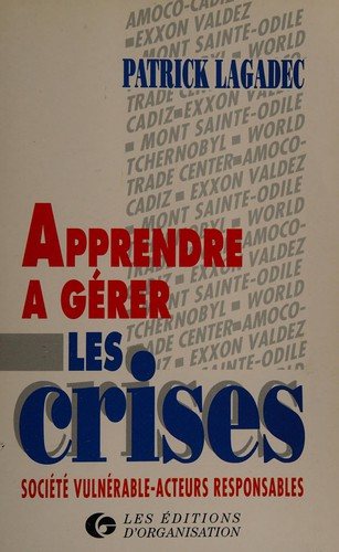 Couverture : Apprendre à gérer les crises