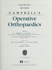 Couverture : Campbell's operative orthopaedics / edited by S. Terry Canale ; editorial assistance by Kay Daugherty and Linda Jones ; art coordination by Barry Burns.