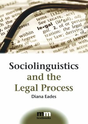 Couverture : Sociolinguistics and the legal process