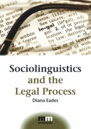 Couverture : Sociolinguistics and the legal process
