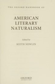 Couverture : The Oxford handbook of American literary naturalism
