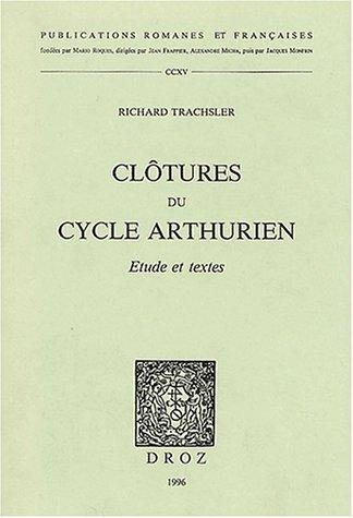 Couverture : Clôtures du cycle arthurien