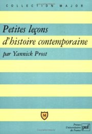 Couverture : Petites lecons d'histoire contempora