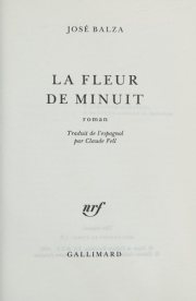 Couverture : La fleur de minuit (French Edition)