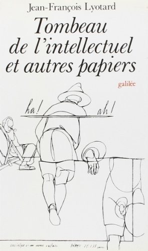 Couverture : Tombeau de l'intellectuel