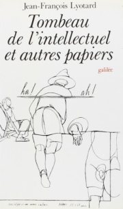 Couverture : Tombeau de l'intellectuel