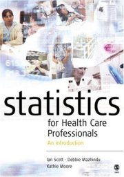 Couverture : Statistics for health care professionals