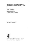 Couverture : Electrochemistry IV