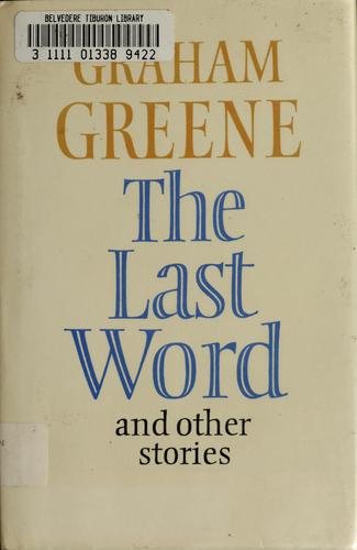 Couverture : The last word, and other stories