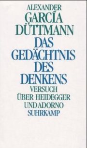 Couverture : Das Gedächtnis des Denkens
