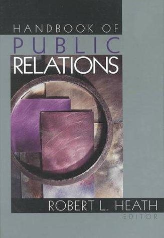 Couverture : Handbook of public relations