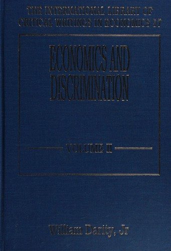 Couverture : Economics and discrimination