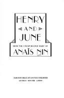 Couverture : Henry and June