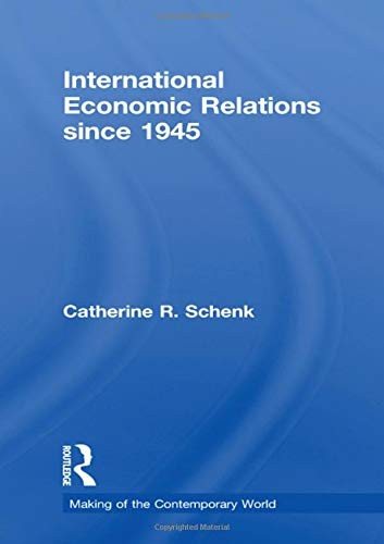 Couverture : International economic relations since 1945