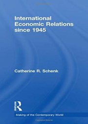 Couverture : International economic relations since 1945