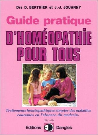 Couverture : Guide pratique d'homéopathie pour tous 