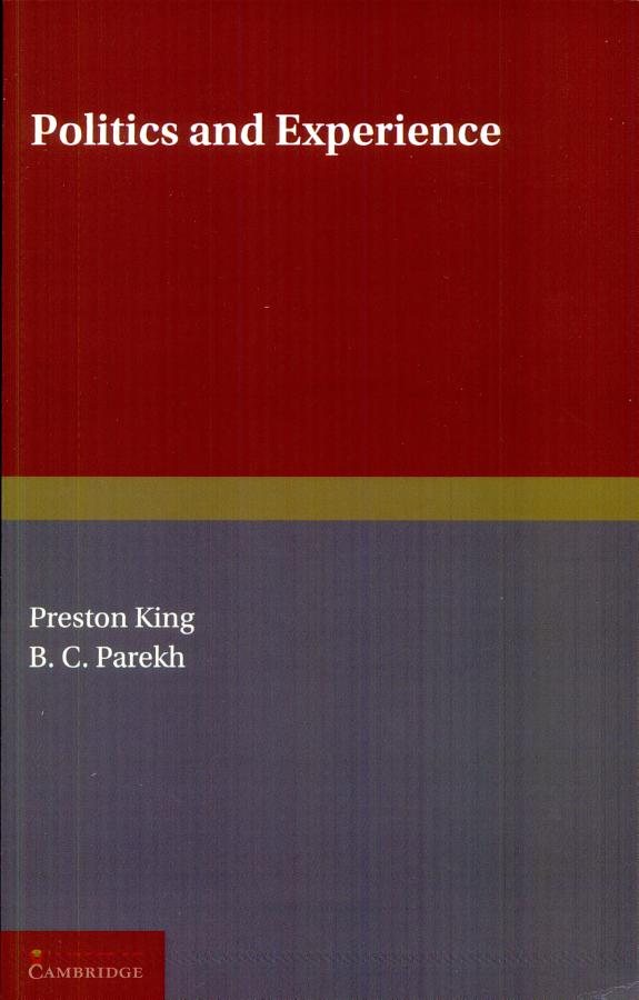 Couverture : Politics and Experience