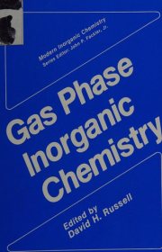 Couverture : Gas phase inorganic chemistry