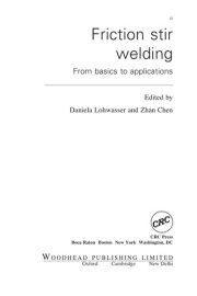 Couverture : Friction stir welding
