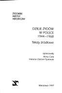 Couverture : Dzieje Żydów w Polsce, 1944-1968