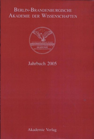 Couverture : Jahrbuch 2005