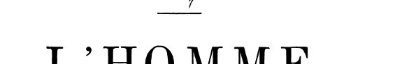 Couverture : L' Homme