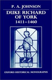 Couverture : Duke Richard of York, 1411-1460