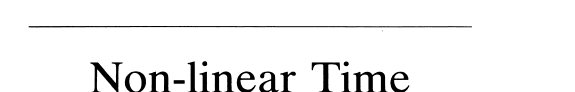 Couverture : Non-linear time series