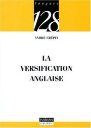 Couverture : La versification anglaise