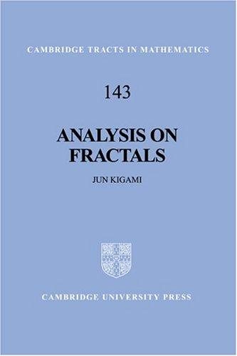 Couverture : Analysis on fractals