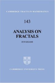 Couverture : Analysis on fractals