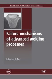 Couverture : Failure mechanisms of advanced welding processes