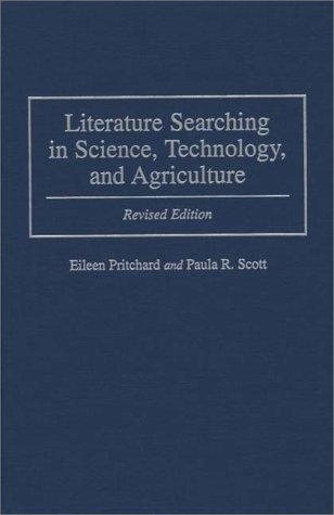 Couverture : Literature searching in science, technology, andagriculture