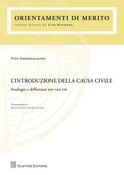 Couverture : L'introduzione della causa civile